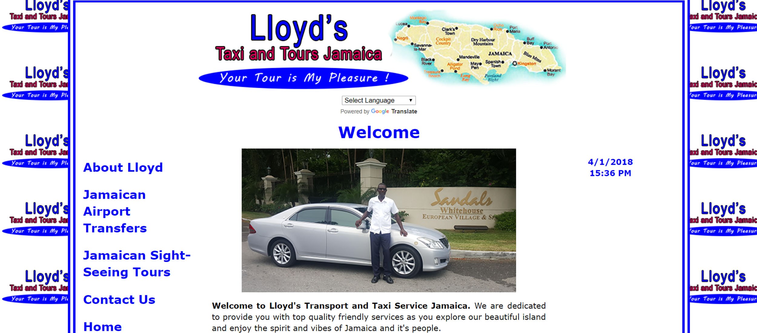 Lloyd's Taxi and Tours Jamaica by Barry J. Hough S.r