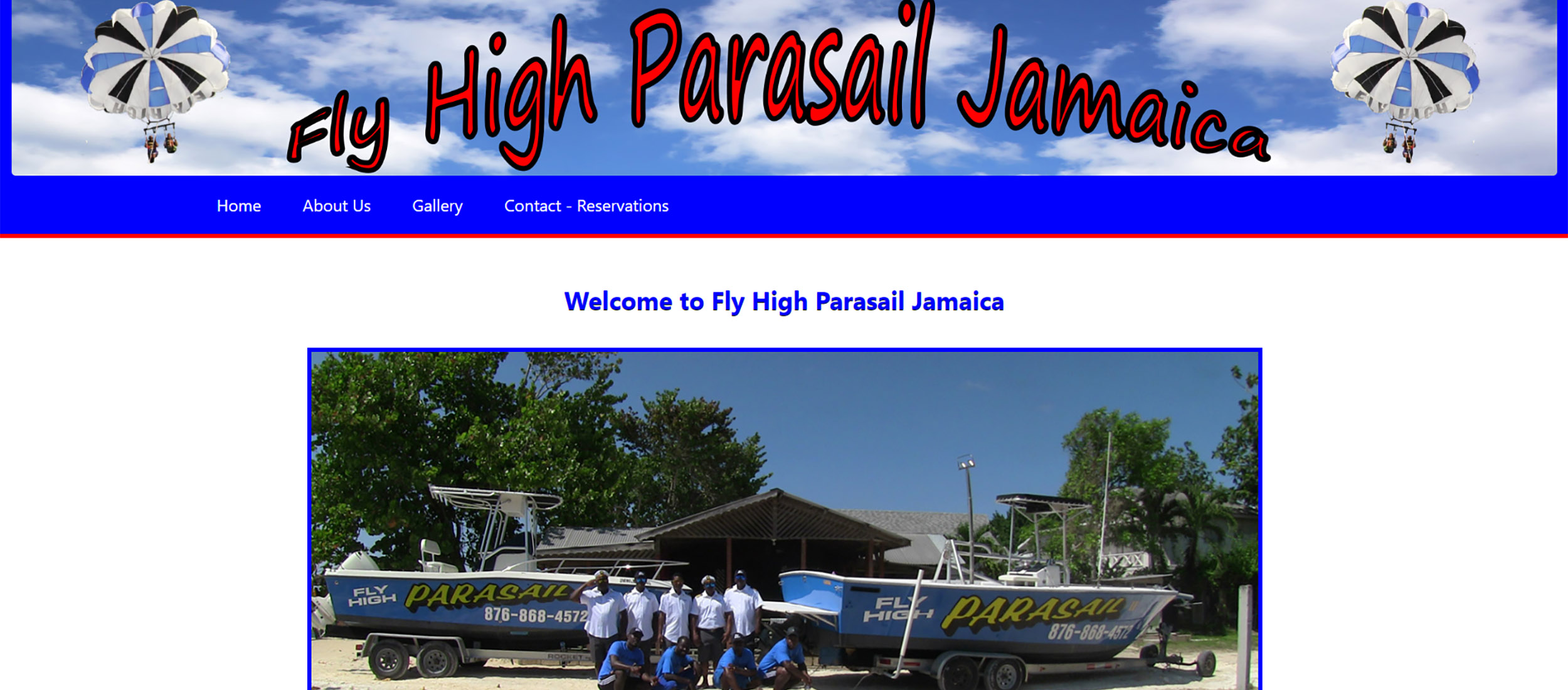 Fly High Parasail Jamaica Barry J. Hough Sr.